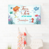 Banderoles Orange Sirène Deux Filles de la Mer 2e anniversair (En situation)