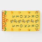 Banderoles Oranges De Conception Personnalisées À Vendre Vert (Horizontal)