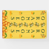 Banderoles Oranges De Conception Personnalisées À Vendre Vert (Horizontal)