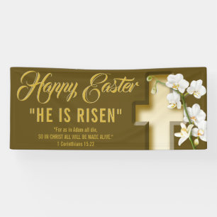 Banderoles Orchid Lily Cross Pâques