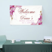 Banderoles Orchidée tropicale Photo Drop Tapestry (Salon professionnel)