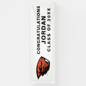 Banderoles Oregon State Beavers | Tête de castor (Vertical)