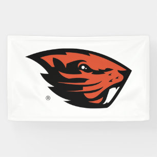 Banderoles Oregon State Beavers Tête de castor