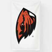Banderoles Oregon State Beavers | Tête de castor (Vertical)