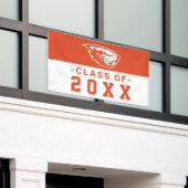 Banderoles Oregon State Beavers | Tête de castor (Bâtiment extérieur)