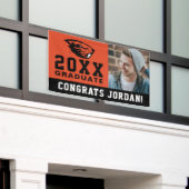 Banderoles Oregon State Beavers | Tête de castor (Bâtiment extérieur)