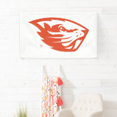 Banderoles Oregon State Beavers | Tête de castor (En situation)