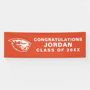 Banderoles Oregon State Beavers   Tête de castor