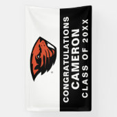 Banderoles Oregon State Beavers | Tête de castor (Verticale)