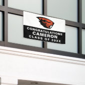 Banderoles Oregon State Beavers | Tête de castor (Bâtiment extérieur)