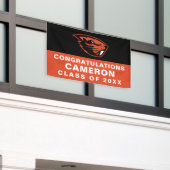 Banderoles Oregon State Beavers | Tête de castor (Bâtiment extérieur)