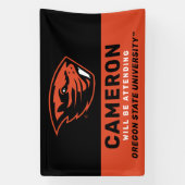 Banderoles Oregon State Beavers | Tête de castor (Verticale)