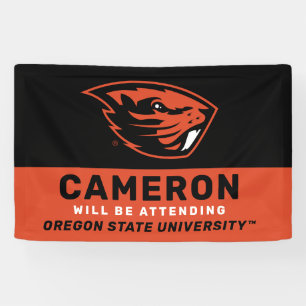 Banderoles Oregon State Beavers   Tête de castor