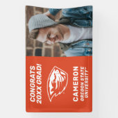 Banderoles Oregon State Beavers | Tête de castor (Verticale)