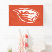 Banderoles Oregon State Beavers | Tête de castor (En situation)