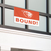 Banderoles Oregon State Beavers | Tête de castor (Bâtiment extérieur)