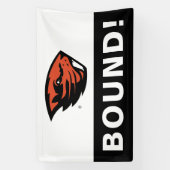 Banderoles Oregon State Beavers | Tête de castor (Verticale)