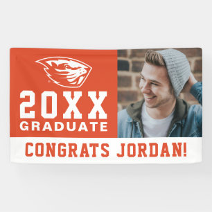 Banderoles Oregon State Beavers   Tête de castor