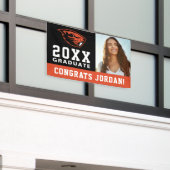 Banderoles Oregon State Beavers | Tête de castor (Bâtiment extérieur)