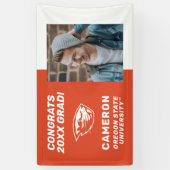 Banderoles Oregon State Beavers | Tête de castor (Vertical)