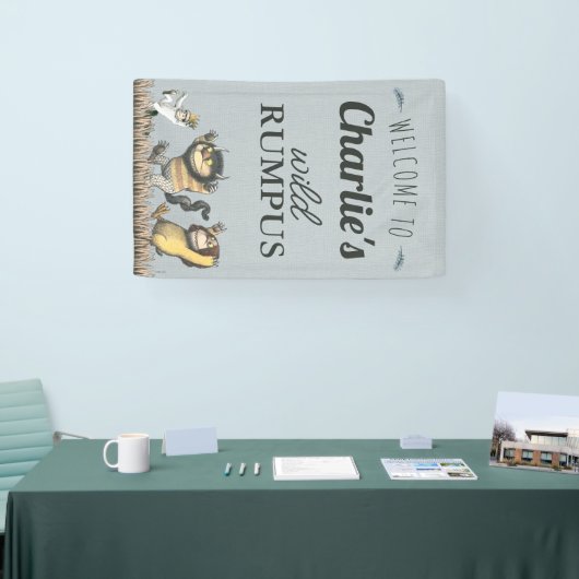 Banderoles Où sont les choses sauvages - Bienvenue à l'annive (Salon professionnel)