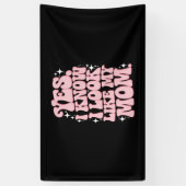 Banderoles Oui Je sais que je ressemble à ma mère Fête Super (Vertical)