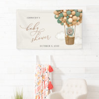 Ours En Conflit, Ballons Verts, Baby shower D'Accu