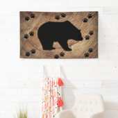 Banderoles Ours Noir Et Paniers Ours (En situation)