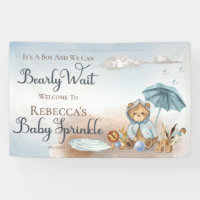 Ours | Parapluie Bleu Bearly Wait Garçon Bébé Spri