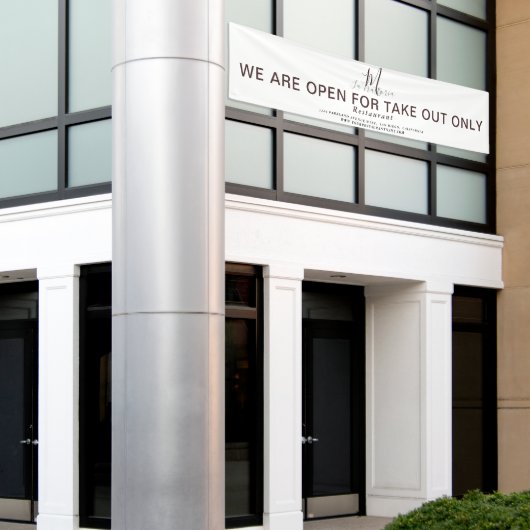 BANDEROLES OUVREZ POUR REJOINDRE LE RESTAURANT DU SCRIPT DE M (Bâtiment extérieur)