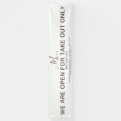 BANDEROLES OUVREZ POUR REJOINDRE LE RESTAURANT DU SCRIPT DE M (Vertical)