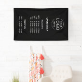 Banderoles Ouvrir les heures ouvrables quotidiennes Votre log (En situation)