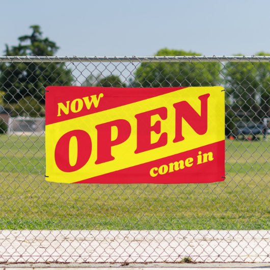 Banderoles Ouvrir maintenant panneau intérieur extérieur pour (Insitu)