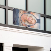 Banderoles Oval Photo Ocean Memorial Grave Couverture (Bâtiment extérieur)