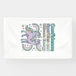 Banderoles Paillettes de Confiance de Licorne et Maillot de C