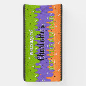 Banderoles Paillettes et glace de Halloween (Verticale)