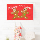 Banderoles Pain d'épices Hommes Joyeuses Vacances (En situation)