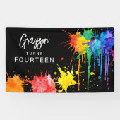 Banderoles Paintballing Birthday Party (Horizontal)