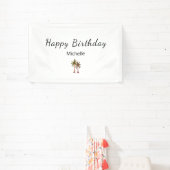 Banderoles Palmiers tropicaux Elégante plage Fête d'anniversa (Insitu)