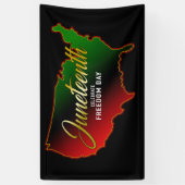Banderoles Pan African, Junetdix Banner (Vertical)