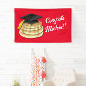 Banderoles Pancake Brunch Graduation Party Invitation (En situation)
