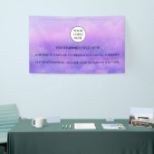 Banderoles Panneau commercial Holographique Sparkle Opal Iria (Salon professionnel)