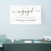 Banderoles Panneau de bienvenue de fête de fiançailles de cal (Salon professionnel)