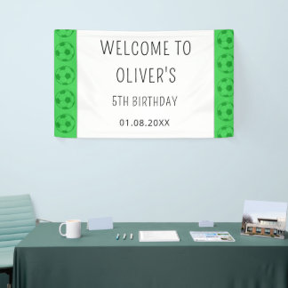 Banderoles Panneau de bienvenue pour l'anniversaire des garço