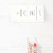 Banderoles Panneau de chaise de mariage commémoratif (Insitu)