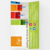 Banderoles Panneau de la circulaire handyman de peinture et d (Vertical)