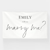 Banderoles Panneau de proposition de surprise de Will You Mar (Horizontal)