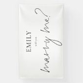 Banderoles Panneau de proposition de surprise de Will You Mar (Verticale)