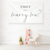 Banderoles Panneau de proposition de surprise de Will You Mar (Insitu)