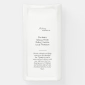 Banderoles Panneau de structure commémorative personnalisée r (Verticale)